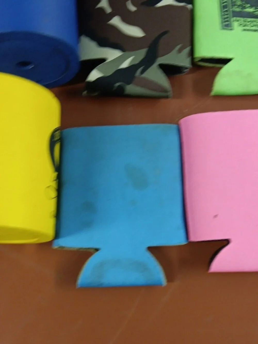 Assorted Color Can Coolers - Multipack Neoprene Koozies
